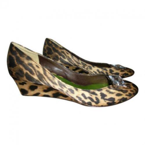 D4A Beverly Feldman jaguar pump lage sleehak sier steen 37