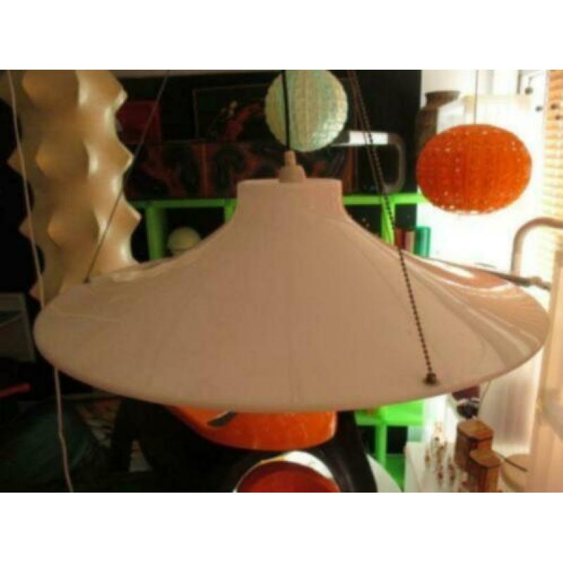 Skyflyer Lokki design Yki Nummi jaren 70 hanglamp 70 cm