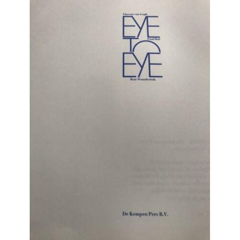 Eye to eye Fotoboek over Vincent van Gogh / foto’s Paul Huf