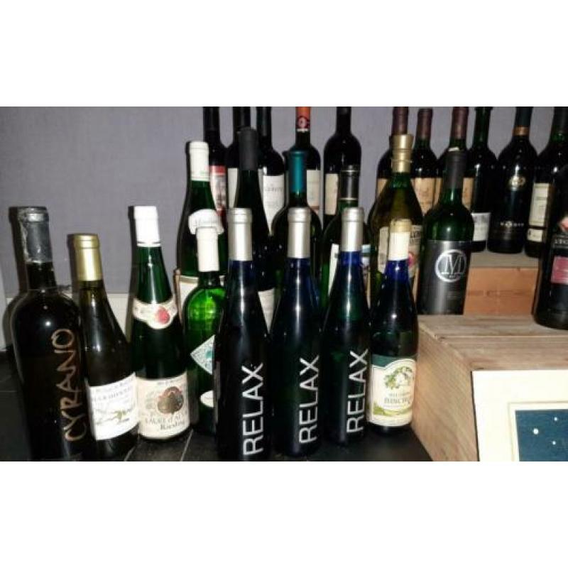 46 flessen wijn, van alles wat! ??