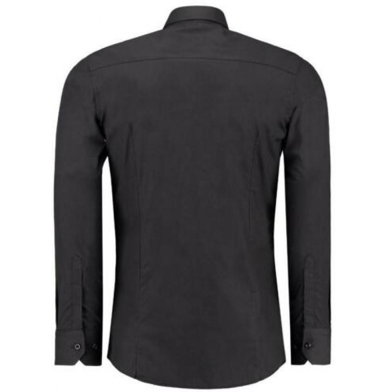 NIEUW Italiaans Heren Overhemd - Zwart M t/m 6XL