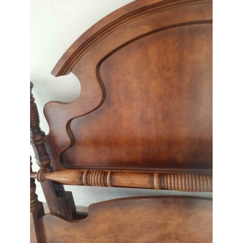 Vintage/Biedermeier/Bedombouw/Ledikant/160/Bed/Hemelbed