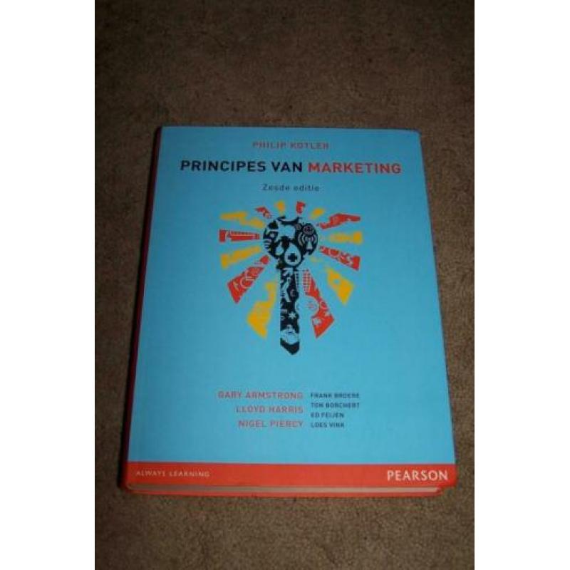 Boek: Principes van marketing