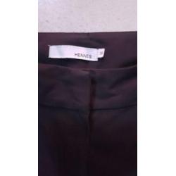 H&M flared zwarte broek