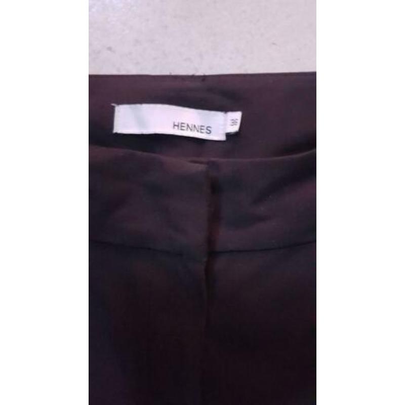 H&M flared zwarte broek