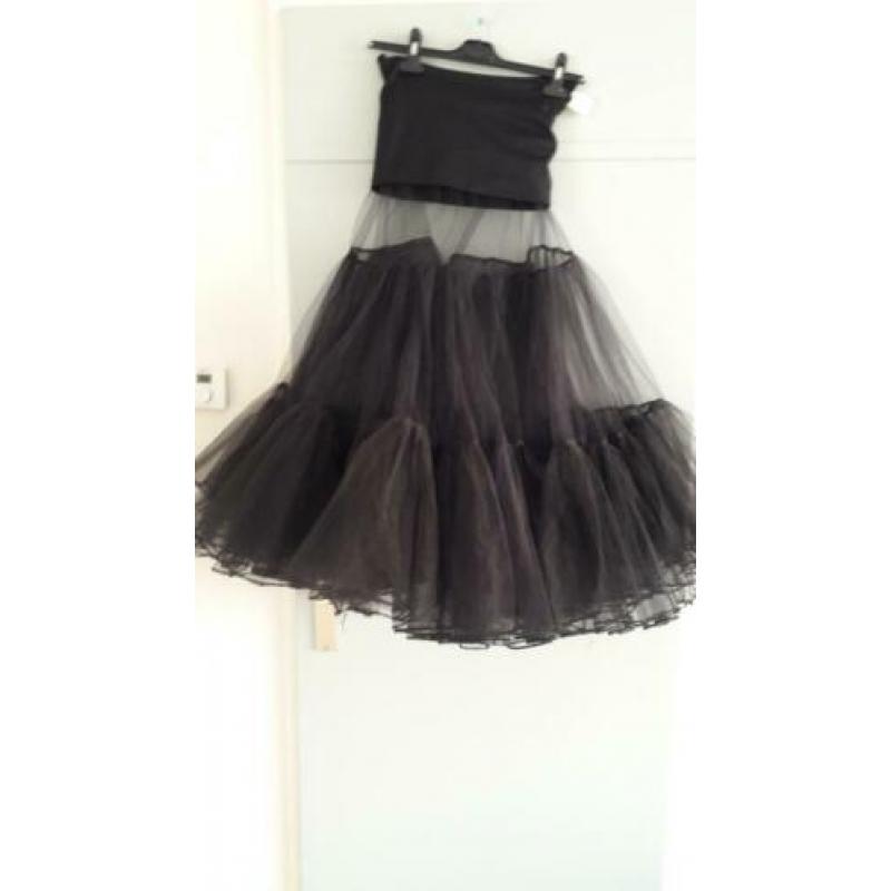 Patticoat mooi vol zwart