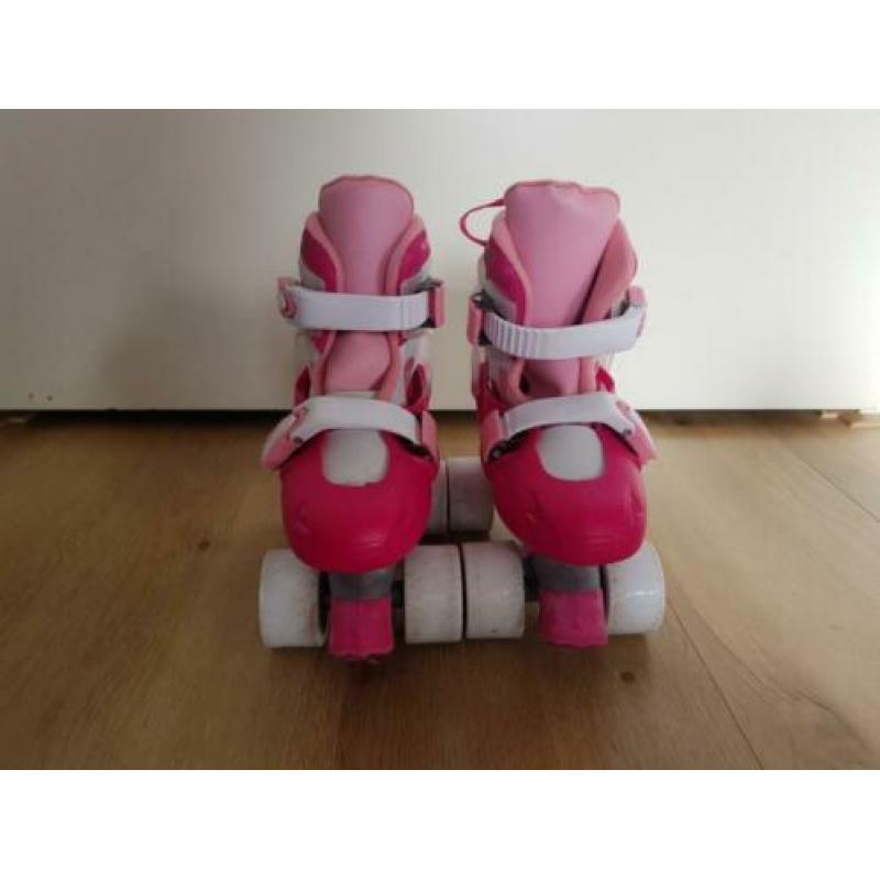 Nijdam rolschaatsen, roze, maat 27/30