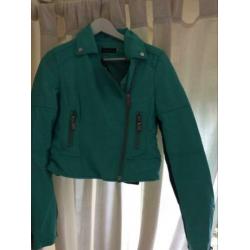 Mintgroen jas/ blazer maat s