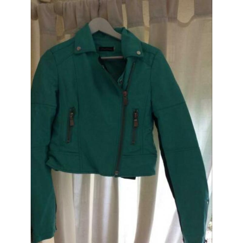 Mintgroen jas/ blazer maat s
