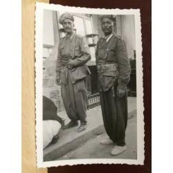 uniek orig Foto Indische Soldaten Muts abzeichen Turband TOP