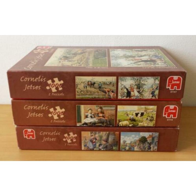 2 Puzzels Cornels Jetses / Ot en Sien - 1000 stukjes - nr.1