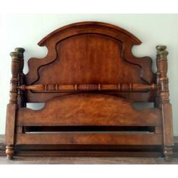 Vintage/Biedermeier/Bedombouw/Ledikant/160/Bed/Hemelbed