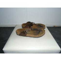 Echte BirkenStock Birkenstocks Slippers maat 37 Bronz ZGAN