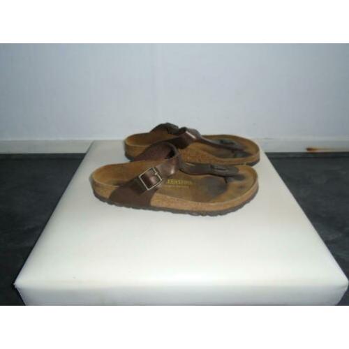 Echte BirkenStock Birkenstocks Slippers maat 37 Bronz ZGAN