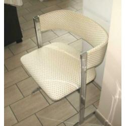 Vier speciale vintage design (eetkamer)stoelen