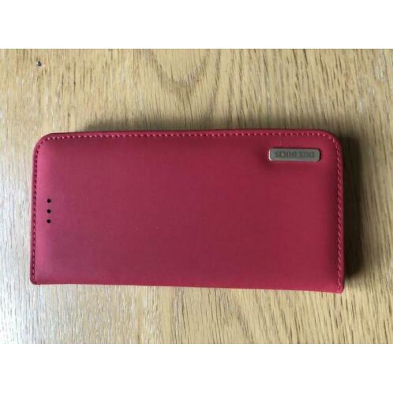 Telefoonhoesje Echt leer, Dux Ducis, iphone 7 Plus en 8 Plus