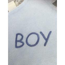 Blauwe knuffeldoek / knuffel doek BOY van VIB