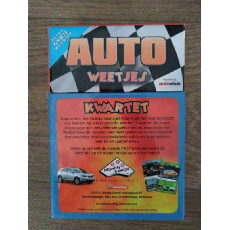 Kwartet auto weetjes Identity Games