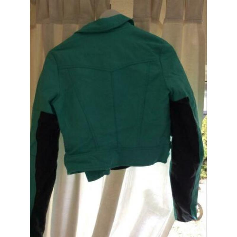 Mintgroen jas/ blazer maat s