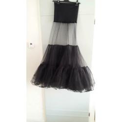 Patticoat mooi vol zwart