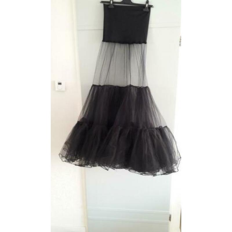 Patticoat mooi vol zwart