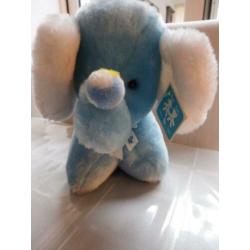 Olifant BON TON blue 23 cm hoog - NIEUW