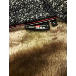 Warm wollen vest ??? teddy gevoerd van twinlife maat l