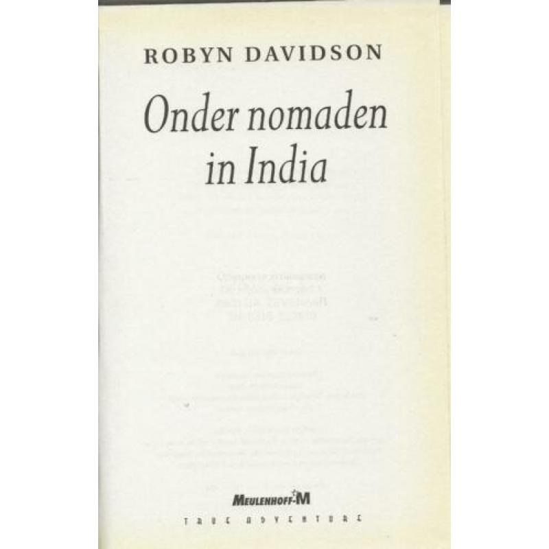 Onder Nomaden in India Davidson Robijn Vertaling Anne van La