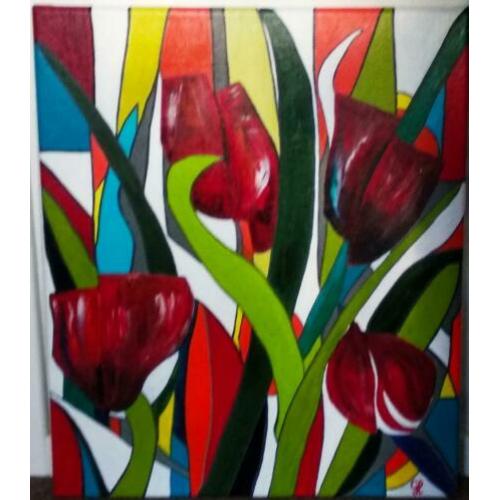 Schilderij voorjaar