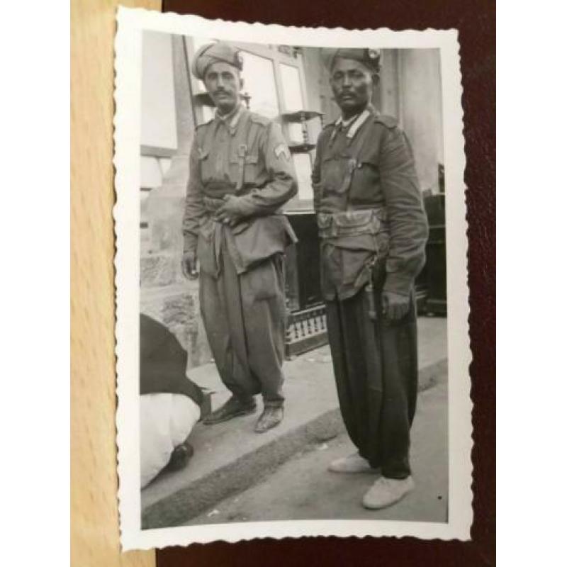 uniek orig Foto Indische Soldaten Muts abzeichen Turband TOP