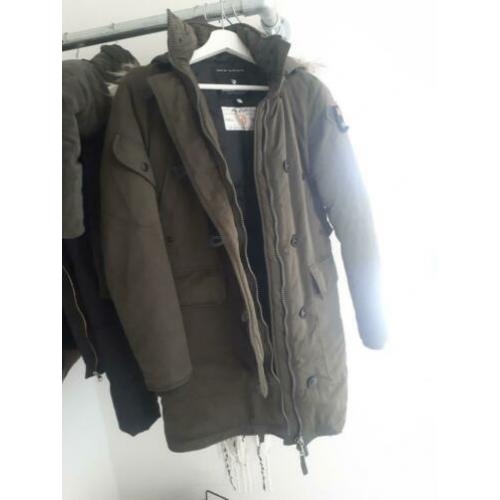 Reunion to blue, brandi, dames parka, armygreen, S, thermo