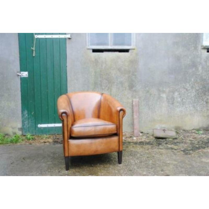 schapenleren clubfauteuils