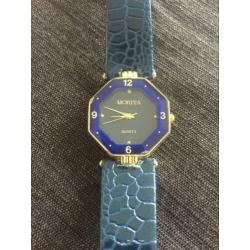 Morita horloge, 18k goud electro plated
