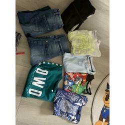 Jongens kleding maat 122/128