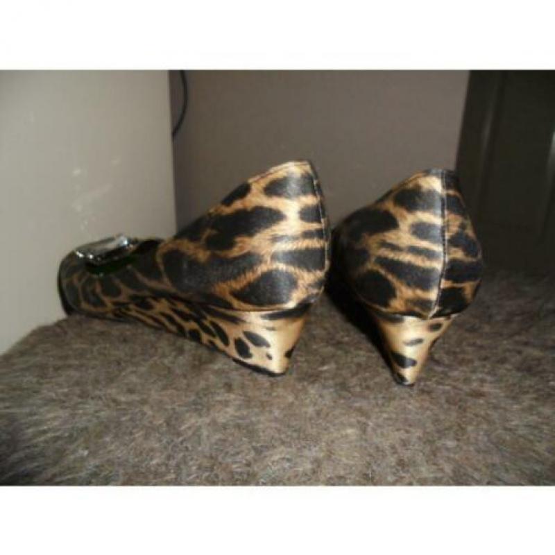 D4A Beverly Feldman jaguar pump lage sleehak sier steen 37