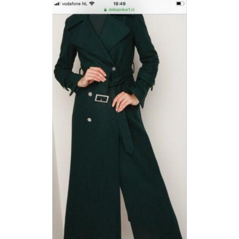 Nieuwe Nikkie Alaska trenchcoat wol met ceintuur maat 34