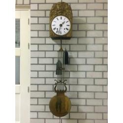 Antieke franse comtoise klok