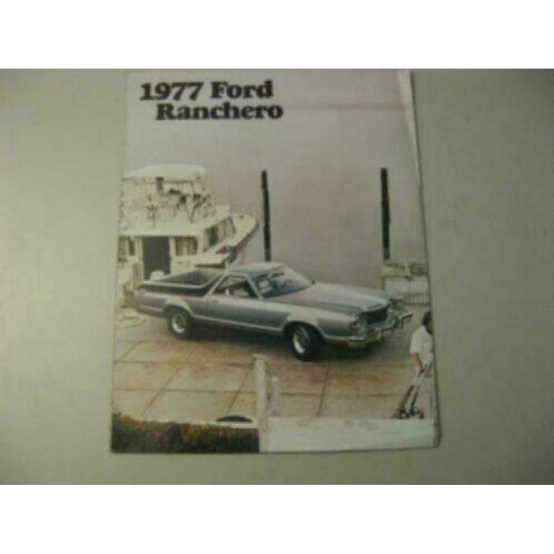 1977 Ford Ranchero Brochure USA
