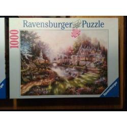 Legpuzzels Ravensburger (2 x) en Schmidt (1 x)