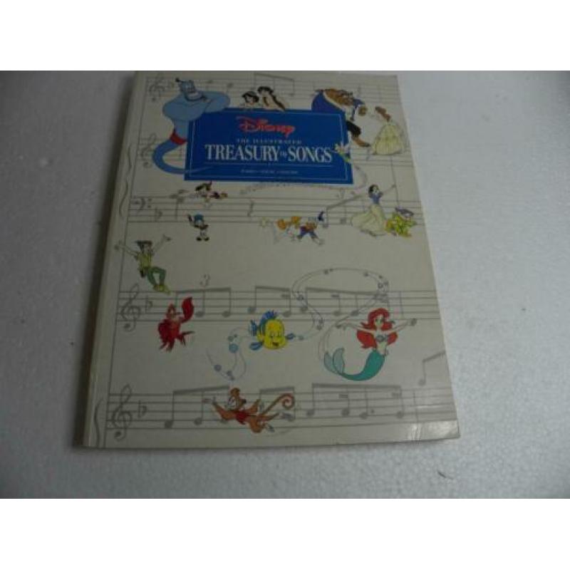 disney The illustrated treasury of songs --70 liedjes disney