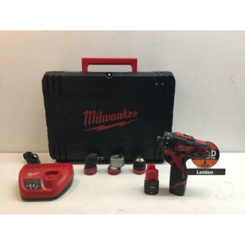 Milwaukee M12 BDDX accu schroefklopboormachine 12V Li-ion