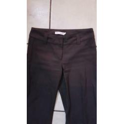 H&M flared zwarte broek