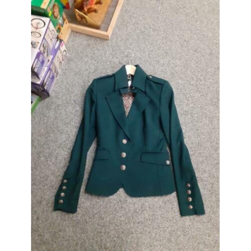 rinasimento blazer groen maat s