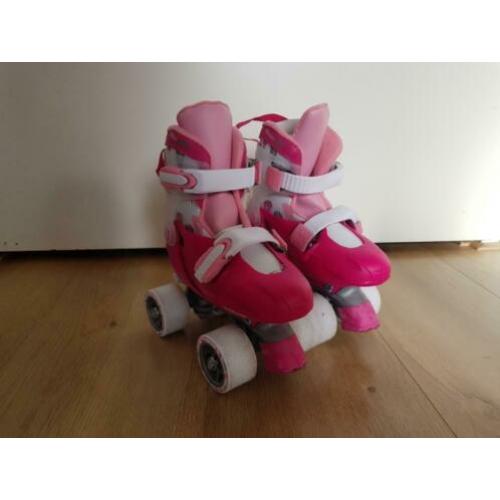 Nijdam rolschaatsen, roze, maat 27/30