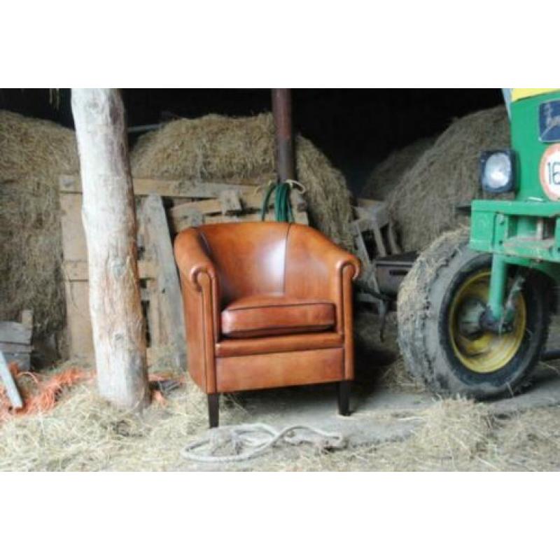 schapenleren clubfauteuils