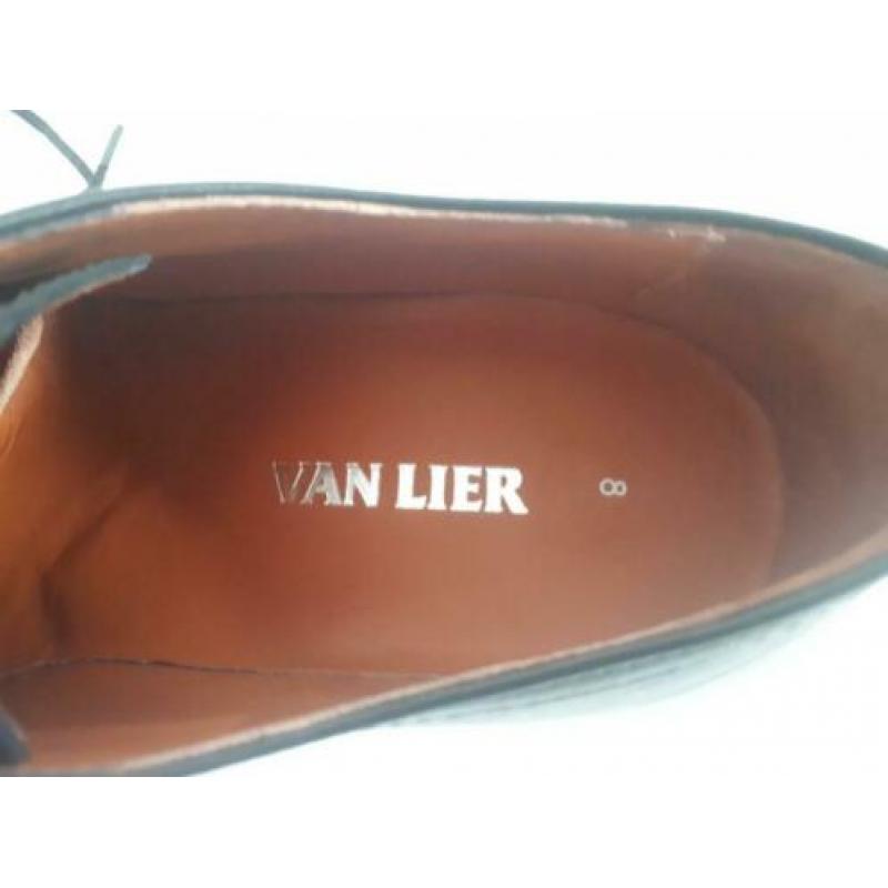 Van lier schoenen zwart, maat 42 (ook bruin paar te koop)