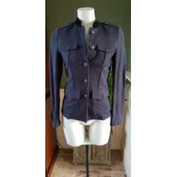 ZGAN mooie blauwe Van Der Mark zomerjasje mt S 36, jas blauw