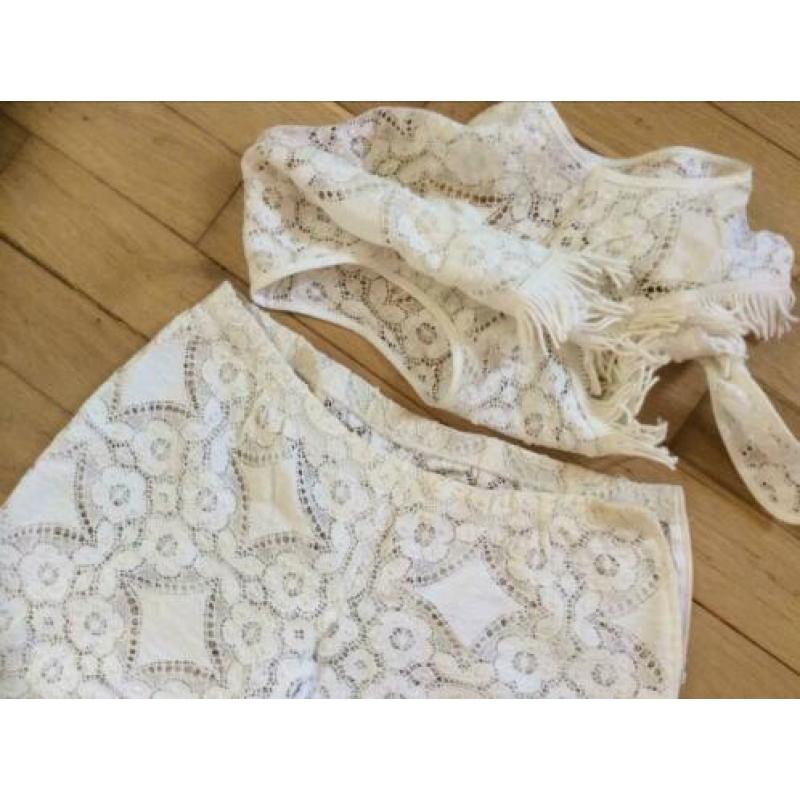 Kant broek met bovenstukje vintage hippie