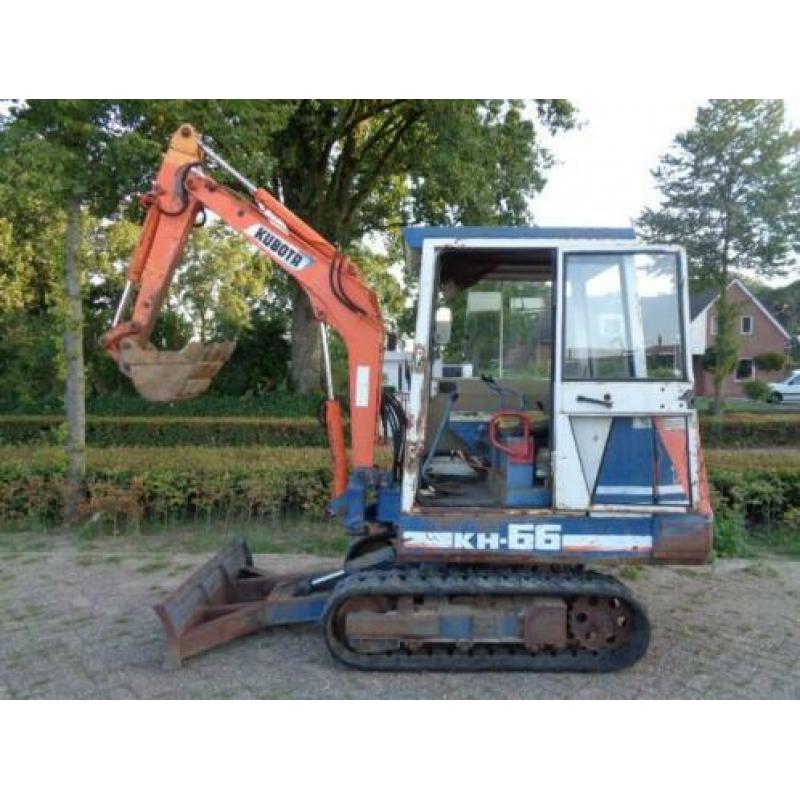 Te koop kubota KH66 minigraver/graafmachine