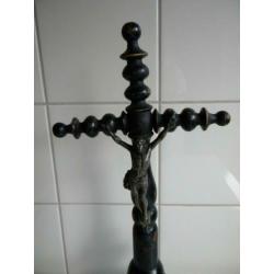 ??kruis hout, mooi bewerkt houten kruis hoog 36 cm